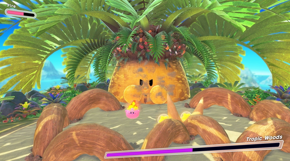 Second screenshot from Kirby and the Forgotten Land
