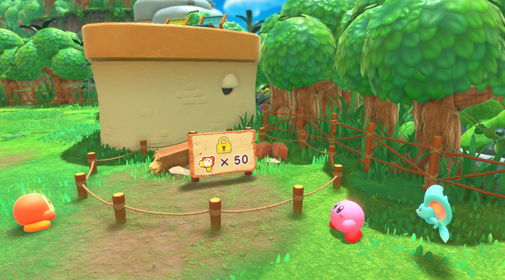Third screenshot from Kirby and the Forgotten Land