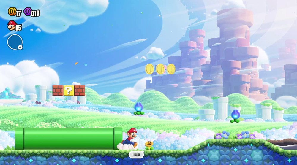 Second screenshot from Super Mario Bros Wonder