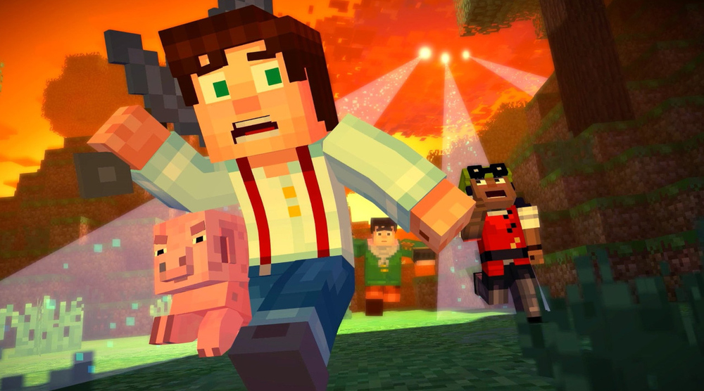 Telltale's Minecraft: Story Mode was originally T-rated and not